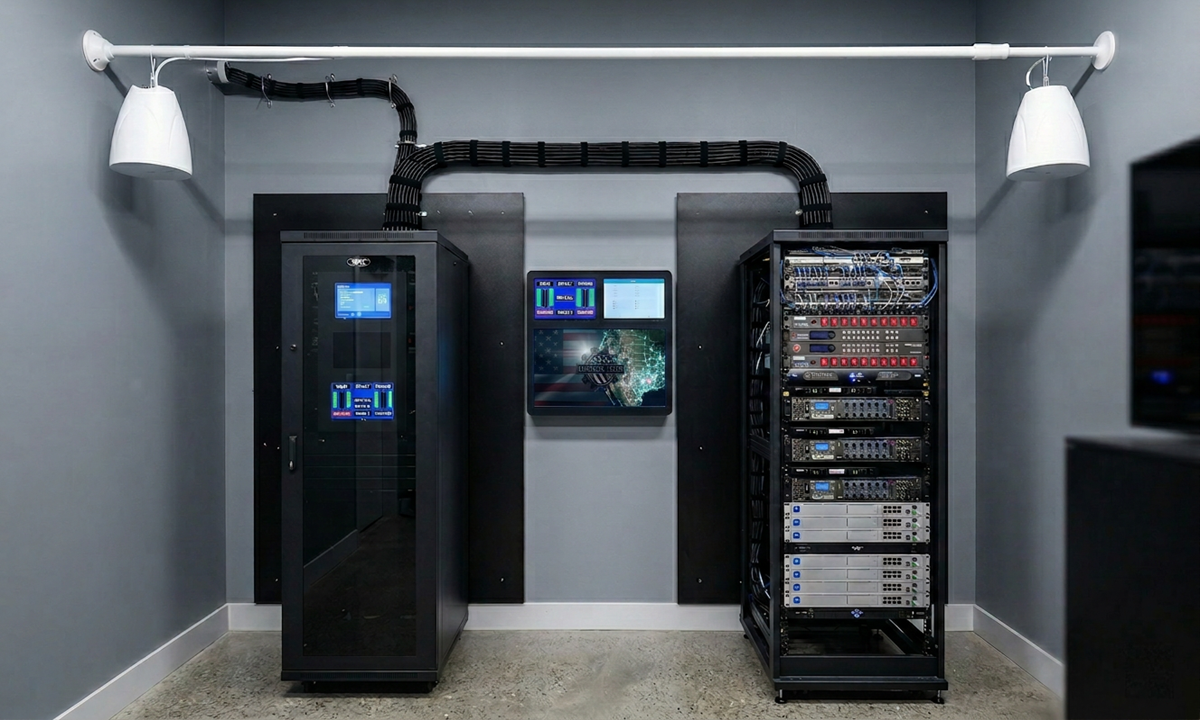 Commercial AV and structured cabling